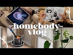 homebody vlog 🏡 | reading manga, watching anime and recharging 🌱