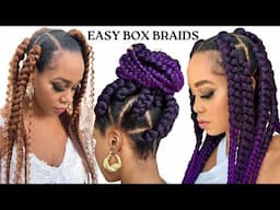 🔥CAN’T GRIP BOX BRAIDS/ Try this  Step By Step /101 /Protective Style Tupo1