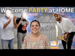 We Organised a Surprise PARTY at HOME  ⎥Meet my Family @Chefbhanu1