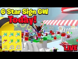 6 STAR SIGN GIVEAWAY TODAY ⭐ ITS IS THAT TIME ⭐ ONETT AURA ⭐ WHAT THE HECK ⭐ BEE SWARM SIM LIVE ⭐