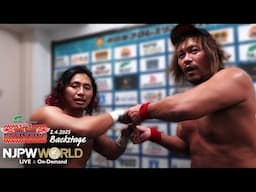 #njnbg 3rd match Backstage (with Subtitles) 2/4/25 | Road to THE NEW BEGINNING 第3試合 Backstage