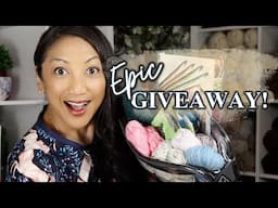 YARN GIVEAWAY 2023 KNIT & CROCHET SUPPLIES | GRATITUDE GIVEAWAY For Crochet Business or Hobby