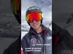 Adrien FRESQUET equipe de France ski alpin de retour sur les skis in Zermatt glacier