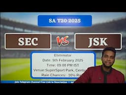 SEC vs JSK Dream11 Team|SEC vs JSK Dream11|SEC vs JSK Dream11 Today Match Prediction