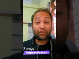 How to INSTANTLY Find Impact Factor of a journal. Best way to find latest impact factor.