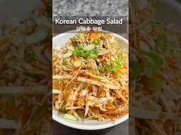 Quick and Easy Korean Cabbage Salad😋✨ #shorts