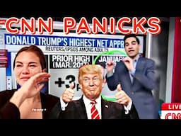 CNN PANICKS As Donald Trump Has Soaring Approval Ratings