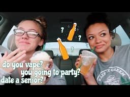 asking my little sister questions | high school freshmen |