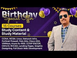 🎉 Birthday Special IT Course Combo Offer 🎓 15 Courses @ Just Rs. 2,999 + GST 🚀 | Limited Time!