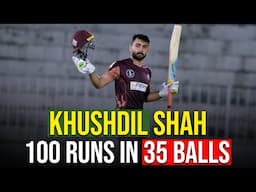 Master Blaster Innings | Khushdil Shah's Terrific 1️⃣0️⃣0️⃣ in Just 3️⃣5️⃣ Balls | PCB | MA2A