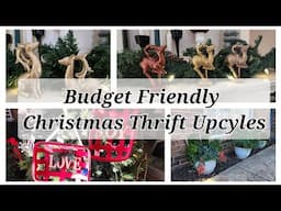 Budget Friendly Christmas Thrifted and Upcyled Decor