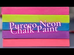 Travelling back to the 80’s with Puteco’s new Neon chalk paint! Available now!