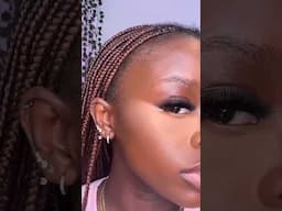 One size powder review on dark skin #darkskinmakeup #blackgirlmakeup #makeupfordarkskin