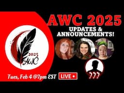 2025 Authortube Writing Conference Updates & Announcements