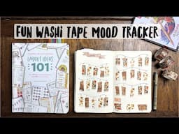 Fun Washi Tape Mood Tracker Tutorial