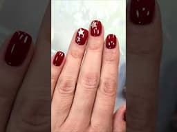 TOP 5 FESTIVE MANICURE IDEAS | Perfect Nails at Home #shorts