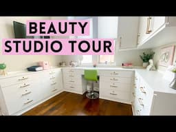 MAKEUP ROOM TOUR | FINALLY revealing my beauty studio and filming space!