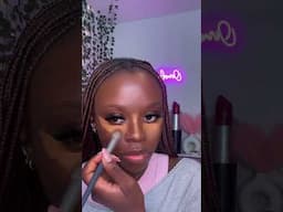 Blending my concealer is always so satisfying #darkskinmakeup #makeup #blackgirlmakeup