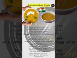 International Soup Of India #mulligatawnysoup #soup #soupoftheday #ramchef #ytshortsindia