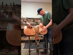 Custom Made Roping Saddle by Bruce Cheaney #leathercraft