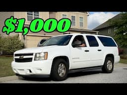 $1,000 Suburban with 260,000 miles goes on a 1,600 mile Road trip. Will it make it?