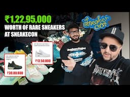 ₹1 crore 23 lacs in RARE Sneakers: SneakerCon's INSANE finds 😱