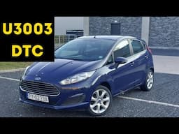 Ford Fiesta U3003 code - Steering? Or Battery?