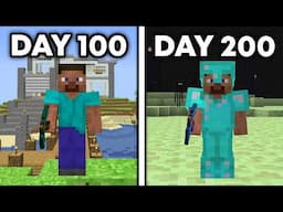 I Spent 200 Days in Minecraft Beta