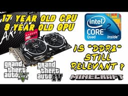 RX 580 4GB + Core 2 Quad Q8200 | DDR2 8GB | GTA 5, GTA 4 & Minecraft tested at 1080P (2025)