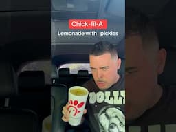 Chick-fil-A lemonade with pickles ￼