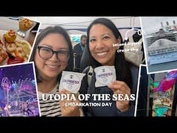 Utopia of the Seas Sister Cruise Vlog | Embarkation Day Ship Tour | Royal Caribbean Cruise Line