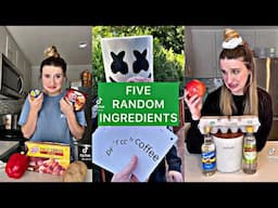 Making a meal out of 5 random ingredients tiktok compilation || Cassie tiktok