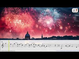 Auld Lang Syne for clarinet and piano - Easy - Sheet Music Play-Along