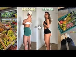 How I'm losing FAT and building GLUTES! Body Recomposition - Foods I avoid, healthy grocery shop