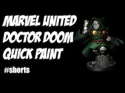 Doctor Doom Marvel United Quick Paint! #shorts