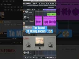 The Secret To Mixing Vocals 🎤📀 #mixingvocals #vocals #mixingtutorial