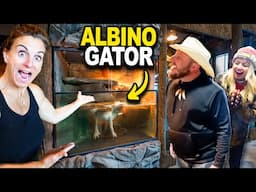 I Surprised Them With An Albino Alligator!