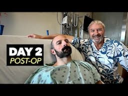 COLON CANCER POST-OP (Day 2) | It Was a Hard & Scary Day for My Son