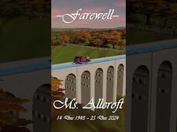 Farewell Britt Allcroft #thomasandfriends