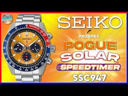 I'm Back! | This New Seiko Pogue Solar Speedtimer SSC947 Is A Beauty!