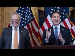 Happening Now: Schumer, Jeffries Hold Presser On Countering Trump Agenda