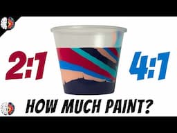 Easy Acrylic Pour Paint Ratios - The calculator does it all!