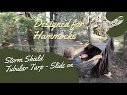 Hammock Cover - Using the Storm Shield - Slide on off