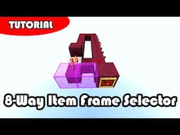 Tiny 8-Way Item Frame Selector [Minecraft]