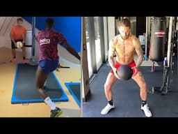 Famous Footballers BEAST Gym Workouts 🔥 Power & Strength ⬆️