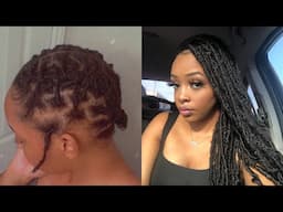 Soft Locs Over Natural/Starter Locs | Beginner Friendly