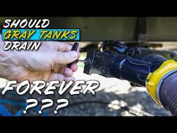 Leaving Your Gray Water Tank Valve Open