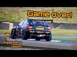 We DESTROYED our race engine! Season Finale at Thruxton with CTCRC Thunder Saloons