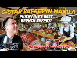 Amazing 5-Start Buffet!  Manila's #1 Brunch Buffet w/ Trollies of Beef Wellington, Lechon, Seafood!