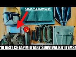 Why These Are The 10 Best & Cheap Military Survival Kit Items For Beginners!